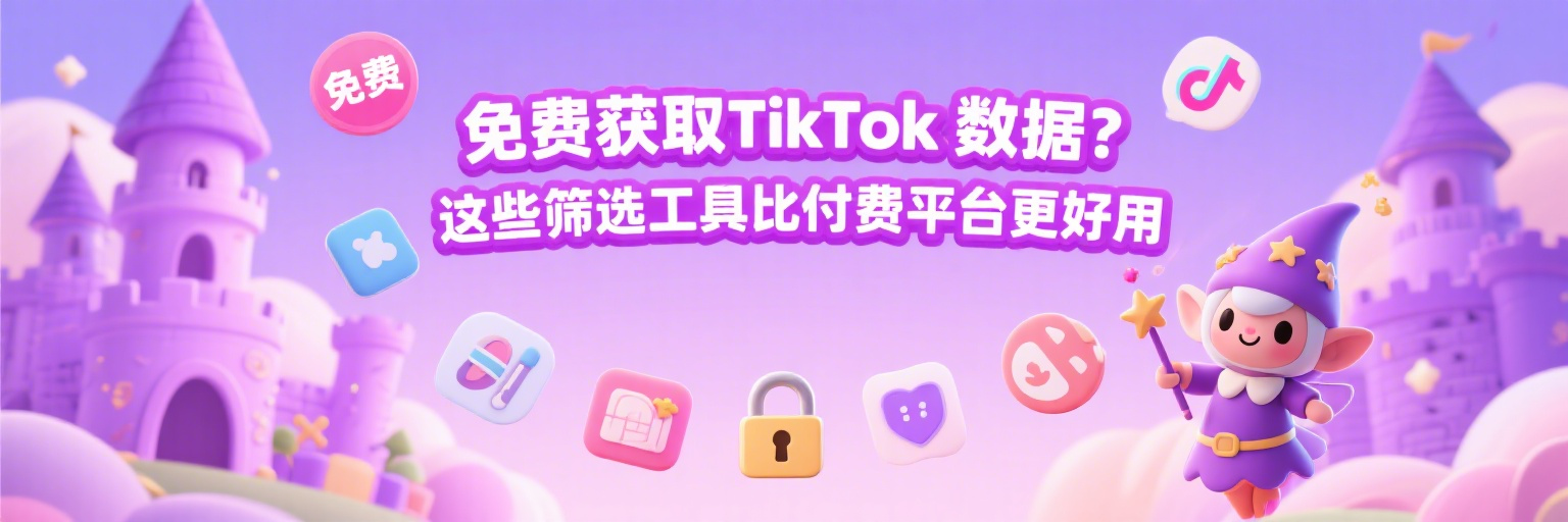 免费获取TikTok数据？这些筛选工具比付费平台更好用