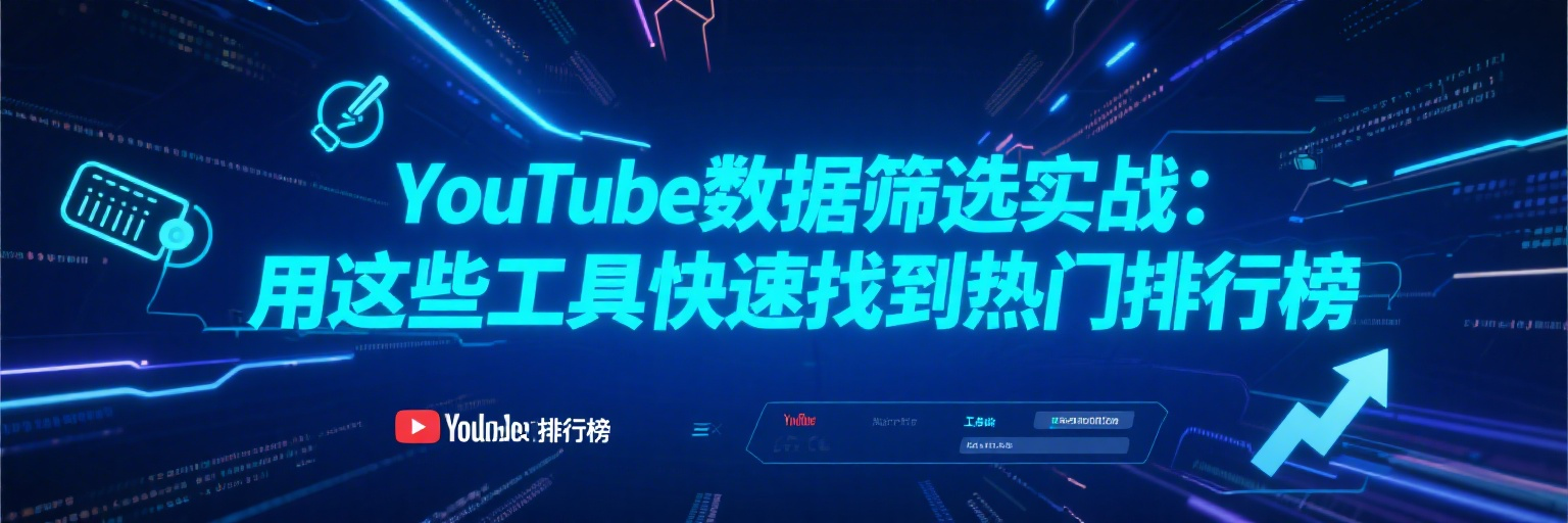 YouTube数据筛选实战：用这些工具快速找到热门排行榜