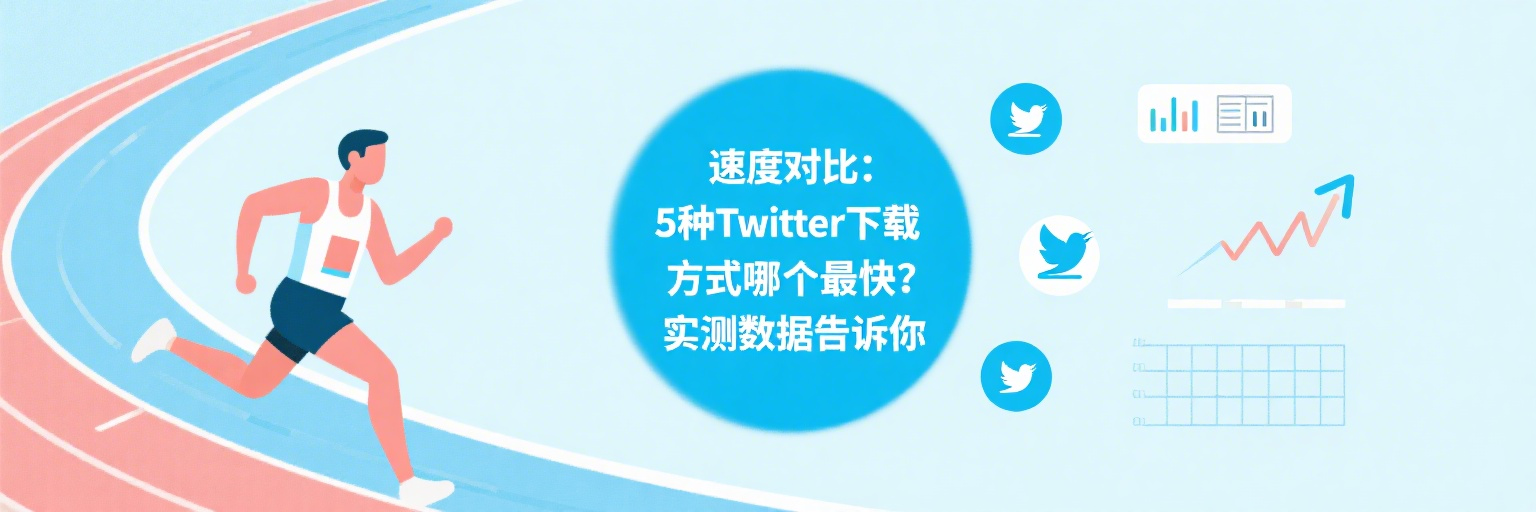 速度对比：5种Twitter下载方式哪个最快？实测数据告诉你