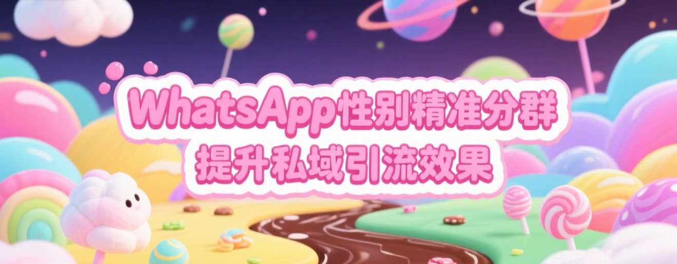 WhatsApp性别精准分群，提升私域引流效果
