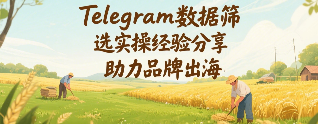 Telegram数据筛选实操经验分享，助力品牌出海
