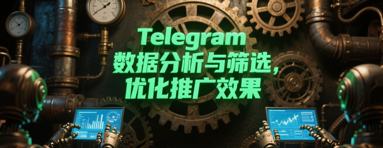 Telegram数据分析与筛选，优化推广效果