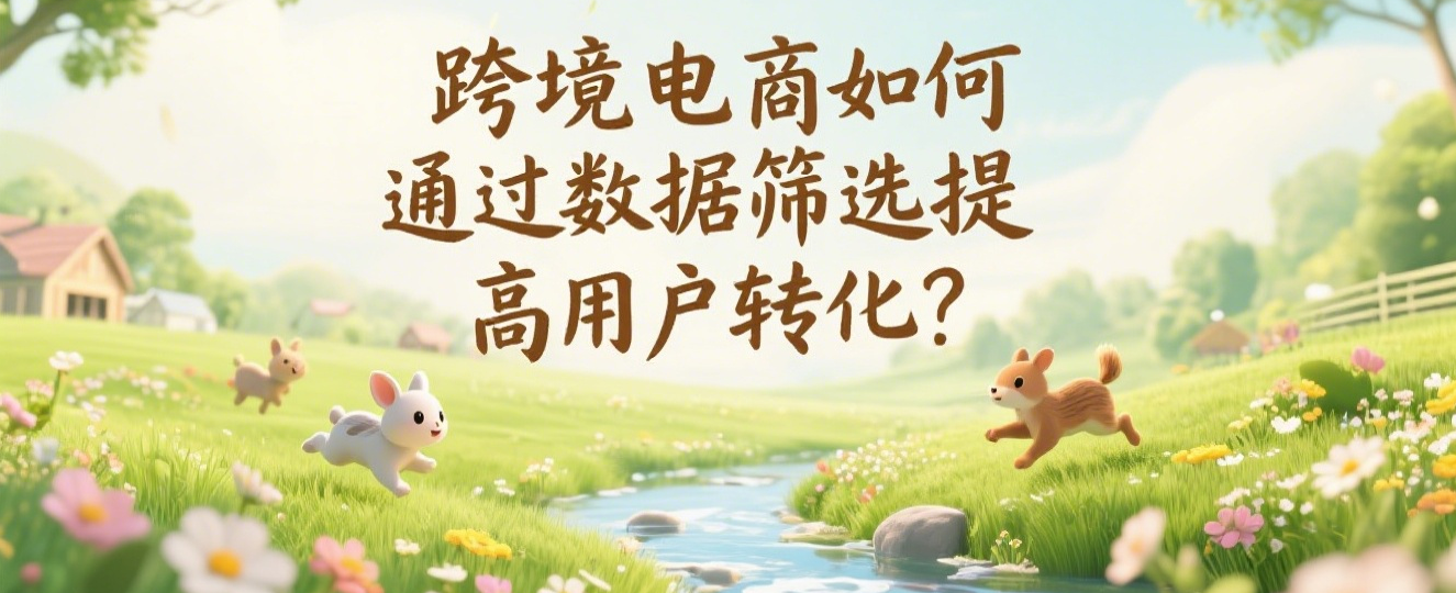 跨境电商如何通过数据筛选提高用户转化？