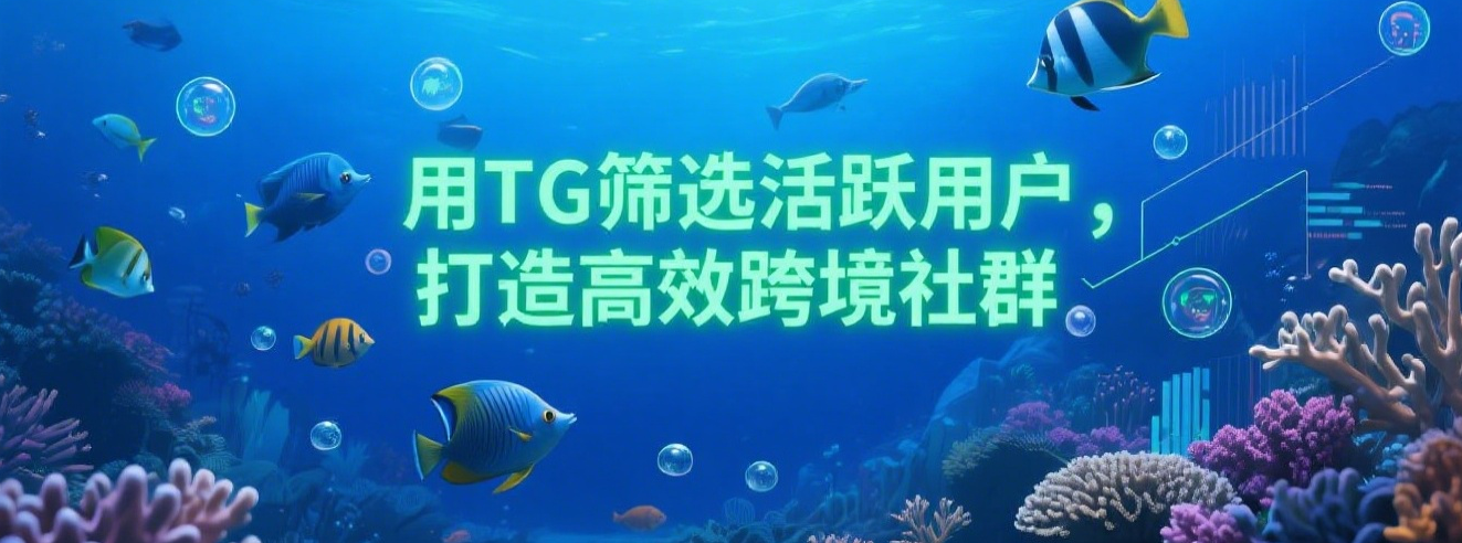 用TG筛选活跃用户，打造高效跨境社群
