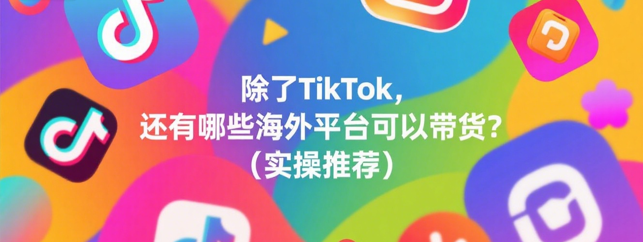 除了TikTok，还有哪些海外平台可以带货？（实操推荐）
