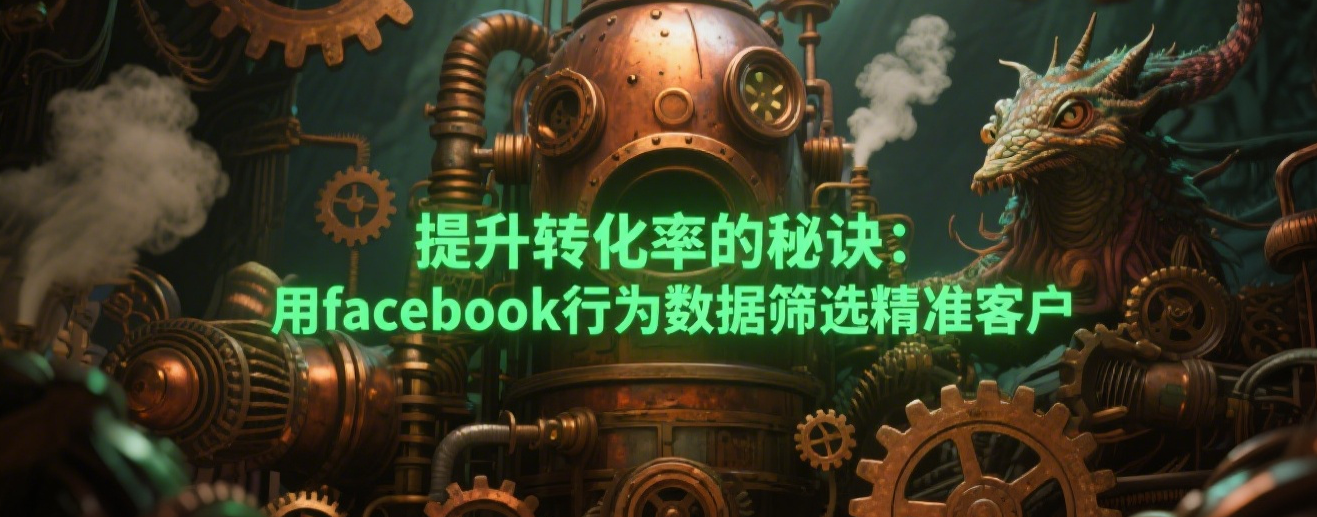 提升转化率的秘诀：用facebook行为数据筛选精准客户