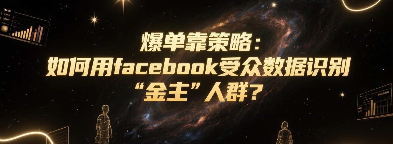 爆单靠策略：如何用facebook受众数据识别“金主”人群？
