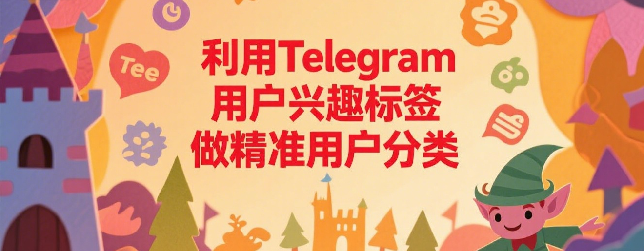利用Telegram用户兴趣标签做精准用户分类