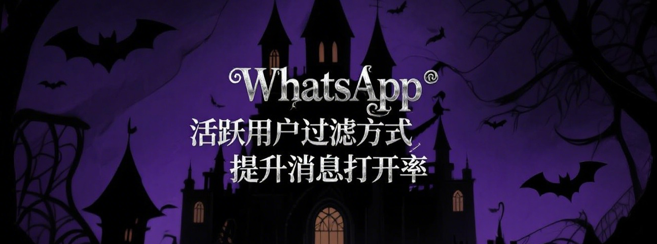 WhatsApp活跃用户过滤方式，提升消息打开率