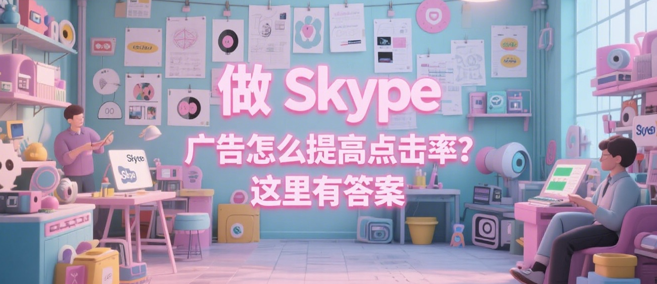 做Skype广告怎么提高点击率？这里有答案