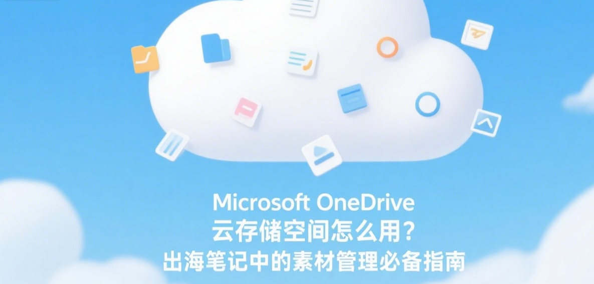 Microsoft OneDrive 云存储空间怎么用?出海笔记中的素材管理必备指南